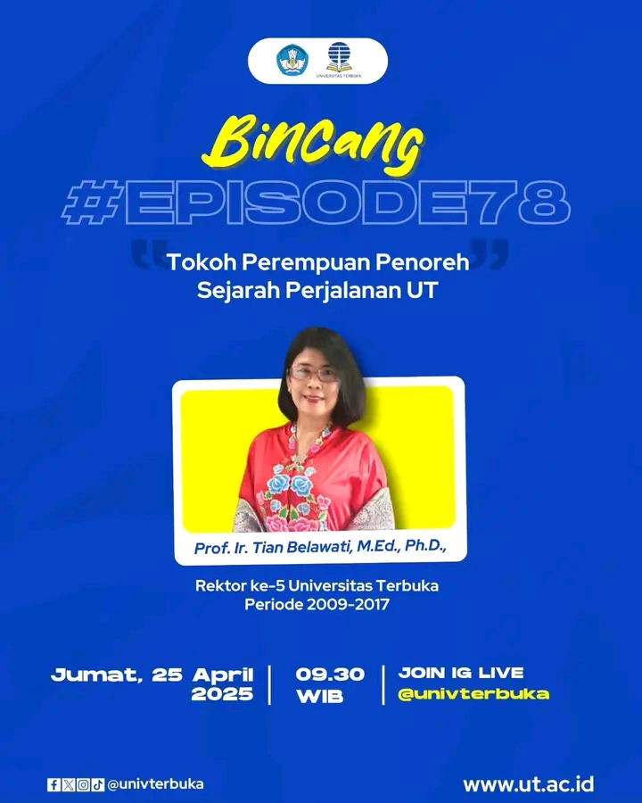 Poster Acara Bincang bersama MinUT Episode 78