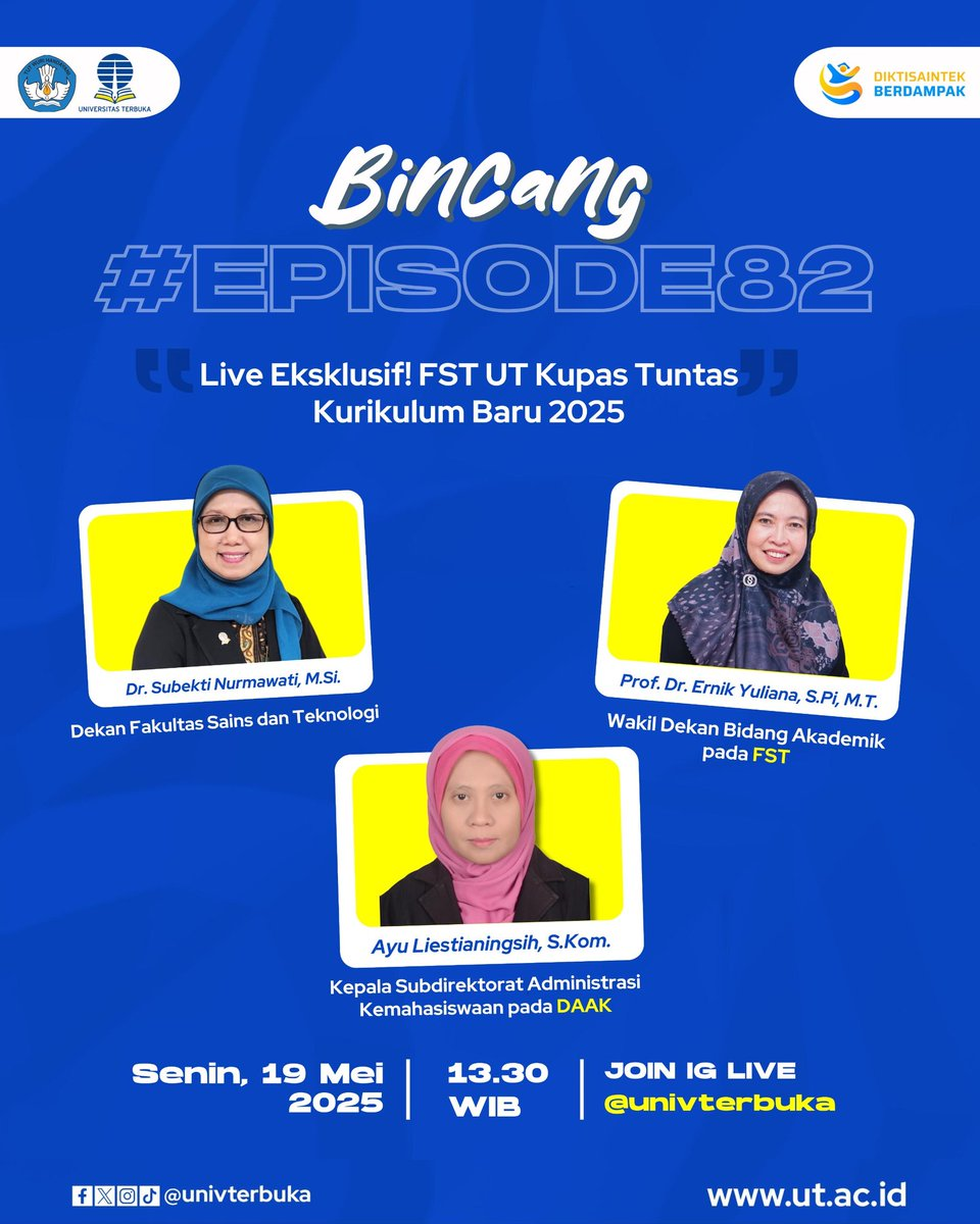 Bincang Episode 82 - FST UT Kupas Tuntas Kurikulum Baru 2025
