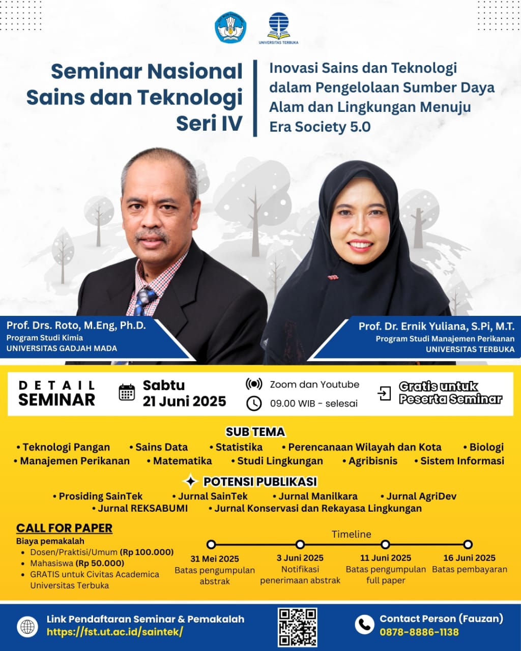Seminar Nasional Teknologi Energi 2025 - "Inovasi Teknologi Energi Terbarukan untuk Masa Depan Berkelanjutan"