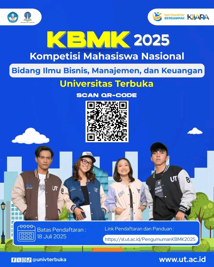 Ayo Ikuti KBMK 2025, Kompetisi Nasional Bidang Bisnis, Manajemen, dan Keuangan!