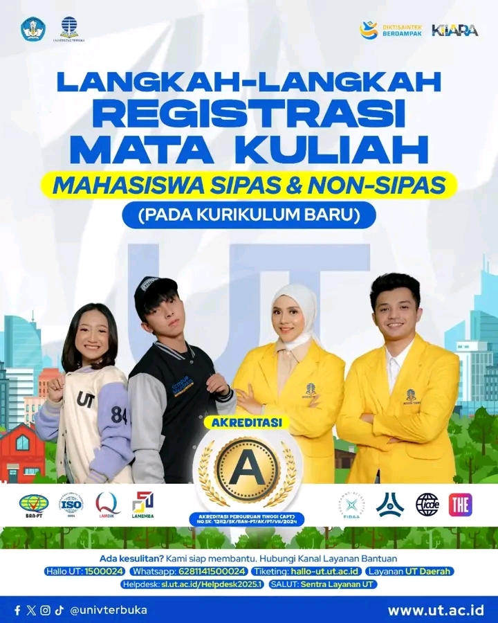 Panduan Registrasi Mata Kuliah UT: SIPAS vs Non-SIPAS (Kurikulum Baru)