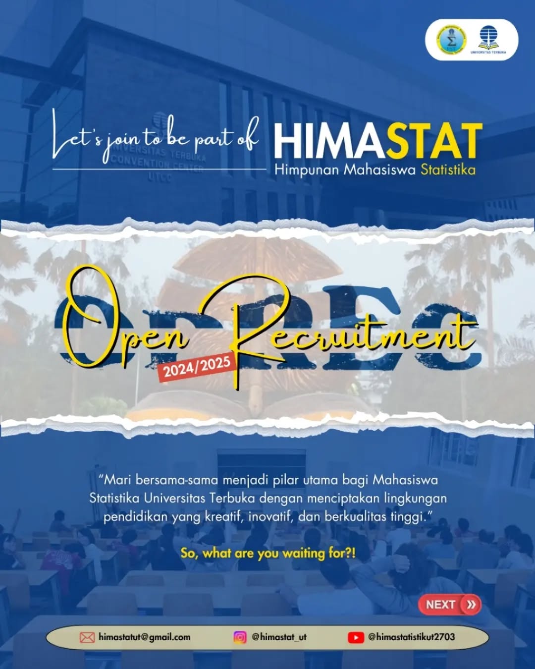 Open Recruitment HIMASTAT 2024/2025