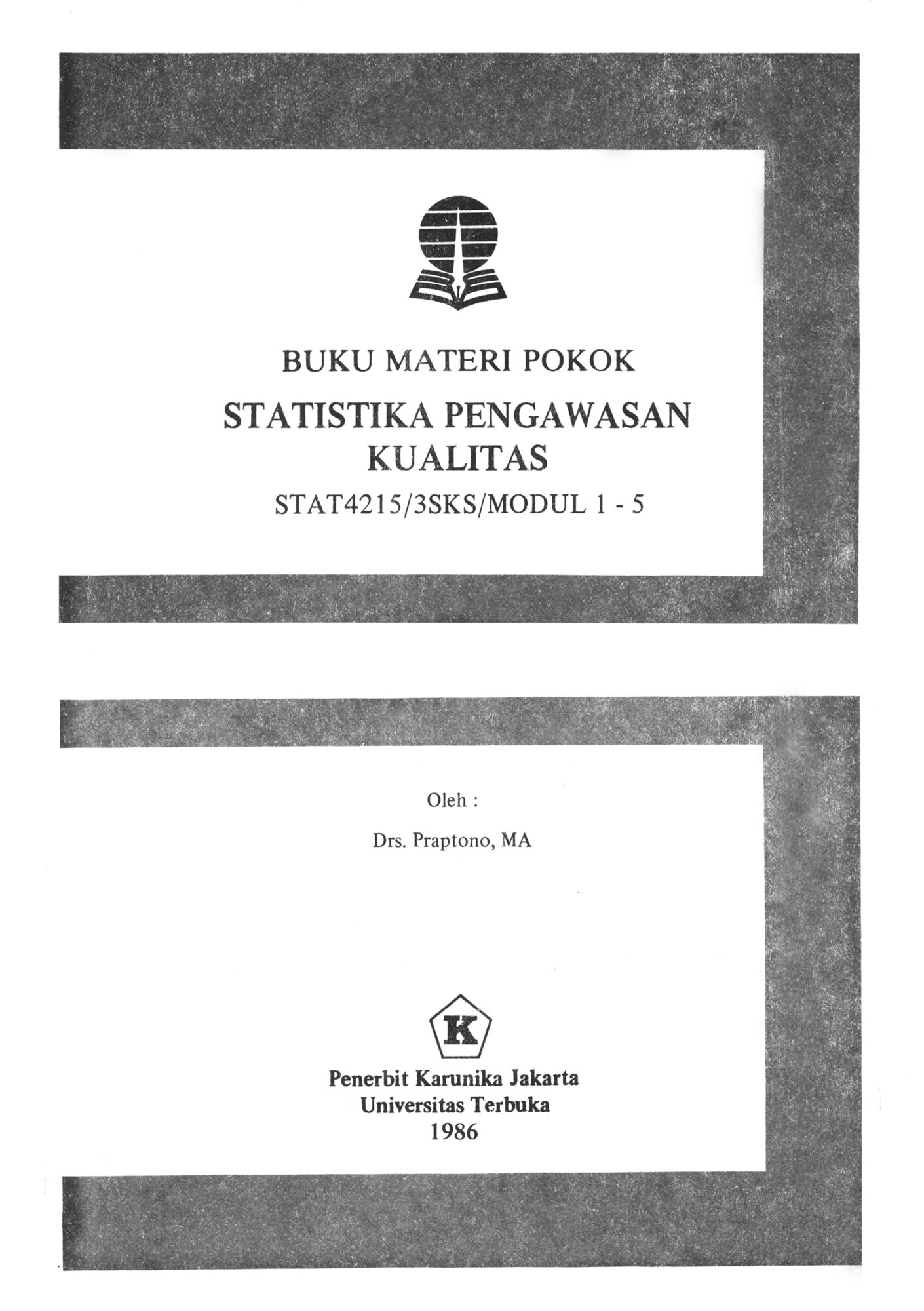 SATS4310 - Statistika Pengawasan Kualitas
